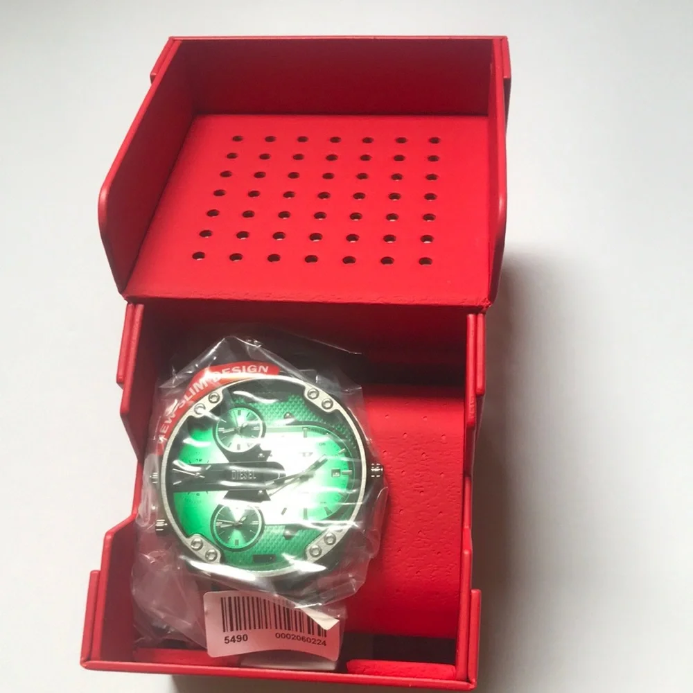New Authentic Diesel Mr. Daddy Slim Multi-Movement Stainless Steel Watch –